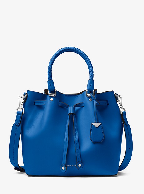 Blakely Leather Bucket Bag - GRECIAN BLUE - 30S8SZLM2L