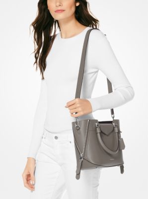 Mk blakely on sale leather satchel