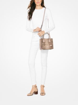 Mercer LizardEmbossed Leather Crossbody Bag Michael Kors