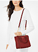 Alessa Small Pebbled Leather Satchel image number 2
