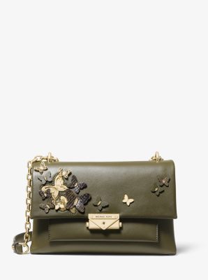 michael kors purse with butterflies