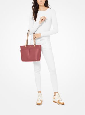 Bedford medium pebbled leather tote best sale