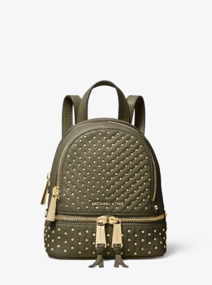 rhea mini butterfly camo leather backpack