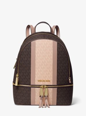 brown michael kors backpack