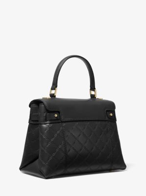 Gramercy chain embossed leather satchel best sale