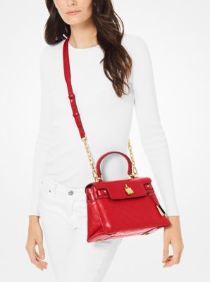 Gramercy medium 2024 logo satchel