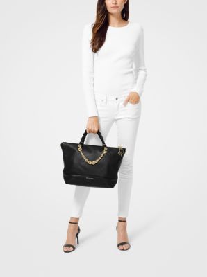 Iggy Small Pebbled Leather Satchel | Michael Kors