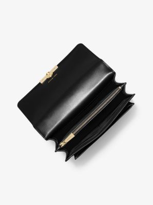 Michael Kors Jade Extra Small Leather Gusset Crossbody - Macy's