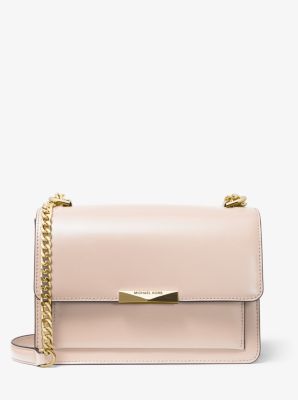 Jade Large Leather Crossbody Michael Kors