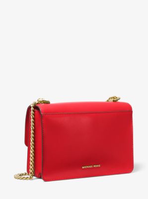 michael kors sling bag red