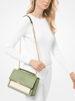 Jade Large Tri-Color Leather Crossbody