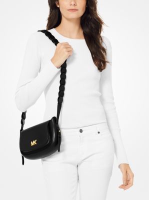 Jolene Small Leather Saddle Bag image number 3