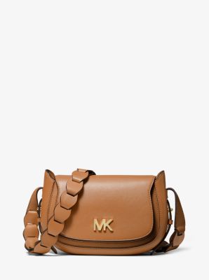 Michael Kors Michael Kor Ladies Brown Small Saddle Crossbody Bag