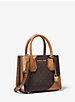 Mercer Two-Tone Logo and Leather Accordion Crossbody Bag image number 0