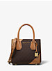 Mercer Two-Tone Logo and Leather Accordion Crossbody Bag image number 1