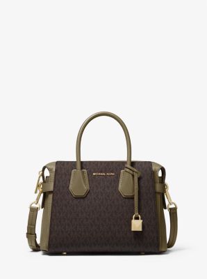 mercer medium logo belted satchel