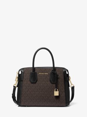 michael kors satchel brown