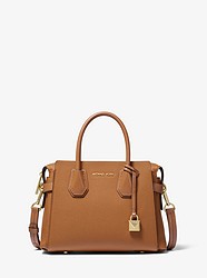 Mercer Small Pebbled Leather Belted Satchel  - ACORN - 30S9GM9S1L