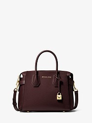 Mercer Small Pebbled Leather Belted Satchel  - BAROLO - 30S9GM9S1L