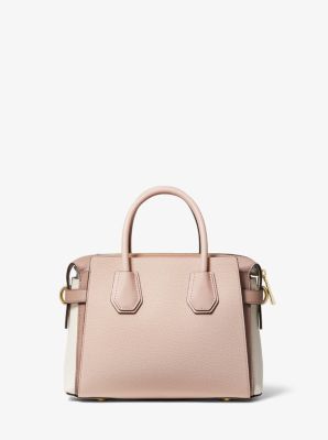 Michael Michael Kors Mercer Large Pebbled Leather Belted Satchel