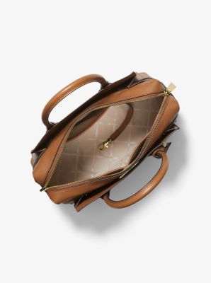 Mercer Medium Logo and Leather Belted Satchel