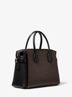 Mercer medium logo belted satchel sale