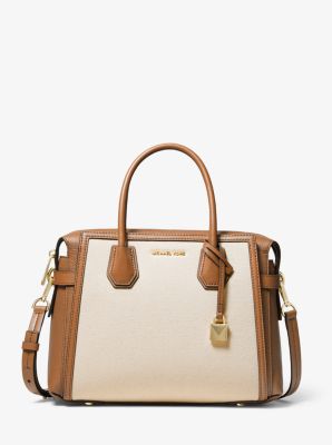 Mercer Medium Canvas Belted Satchel