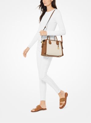 Mercer Medium Color-Block Logo Belted Satchel