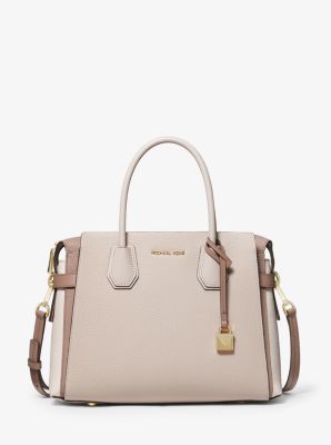 michael kors mercer pebbled leather