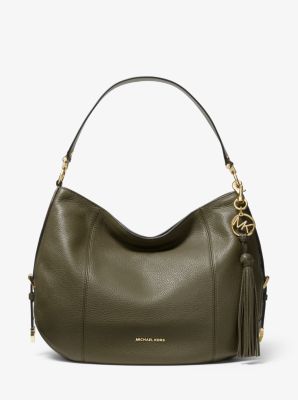 michael kors grey hobo bag