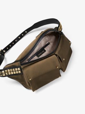 Poppy Women Faux Leather Fanny Pack Belt Bag Phone Pouch Waist Bag Chest  Bag Shoulder Purse for Mother's Day 