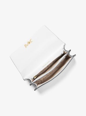 Mott Large Butterfly Embellished Leather Crossbody Bag