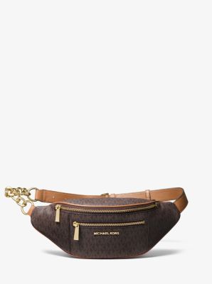 michael kors white fanny pack