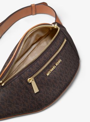 michael kors medium logo belt bag