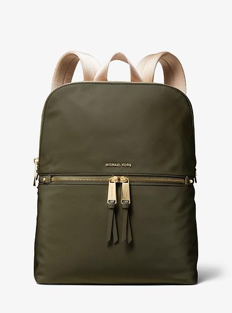 Polly Medium Nylon Backpack - OLIVE - 30S9GP5B6C