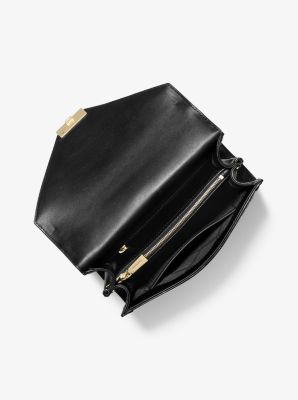 Wandelbare Schultertasche Whitney Large aus Leder mit Nieten image number 1