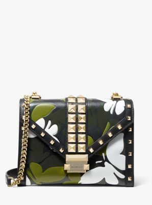 Whitney Large Butterfly Camo Convertible Shoulder Bag | Michael Kors