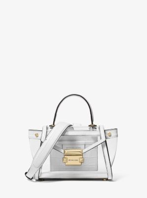 michael kors whitney mini leather satchel