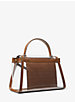 Whitney Large Clear and Leather Satchel image number 2