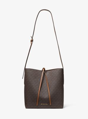 michael kors junie messenger black