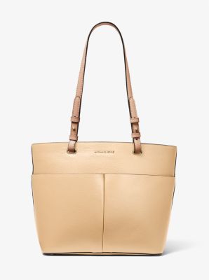 Michael Kors Bags | Michael Kors Mirella Medium Pebbled Leather Tote Bag | Color: Brown | Size: Os | Charoirma's Closet