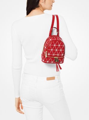 Rhea Mini Quilted Leather Backpack Michael Kors Canada