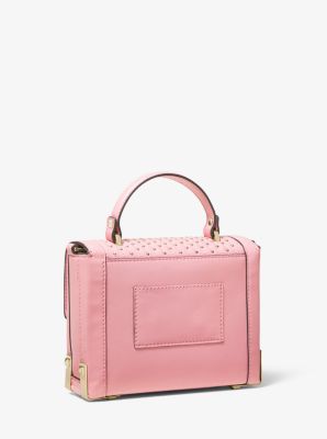 Jayne small logo hot sale and leather trunk bag