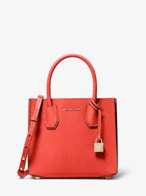 Mercer Medium Pebbled Leather Accordion Crossbody Bag Michael Kors Canada