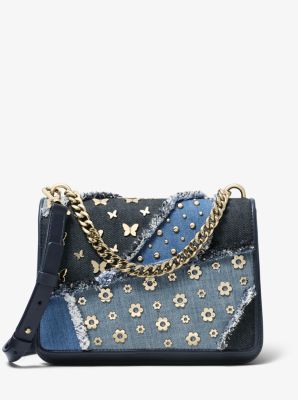 Mott Large Embellished Patchwork Crossbody Bag | Michael Kors