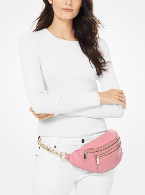 Michael kors belt bag pink sale