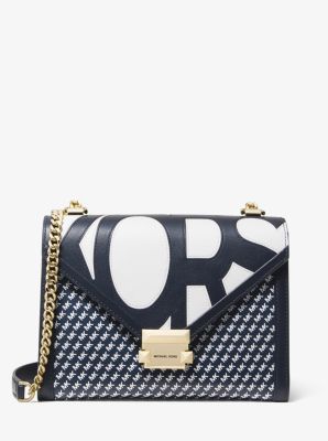 Whitney Large Graphic Logo Convertible Shoulder Bag Michael Kors