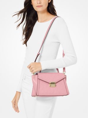 Whitney medium pebbled deals leather satchel