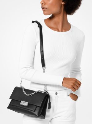 Borsa a spalla Cece media in pelle image number 3