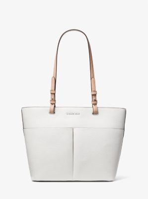 Michael Kors Optic White Ava Small Saffiano Leather Satchel | Best Price  and Reviews | Zulily